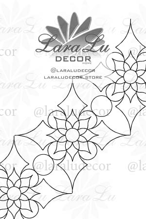 Caminho de mesa 29  120 cm x  40 cm