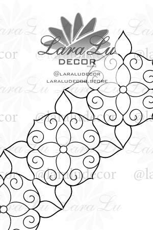 Caminho de mesa 31  120 cm x  40 cm