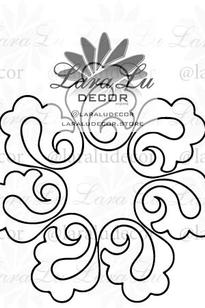 Caminho de mesa 33  65 cm de diametro