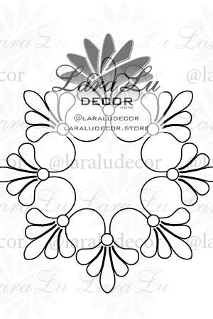 Caminho de mesa 36  65 cm de diametro