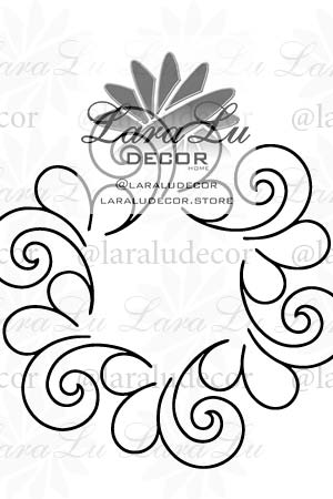 Caminho de mesa 37  70 cm de diametro